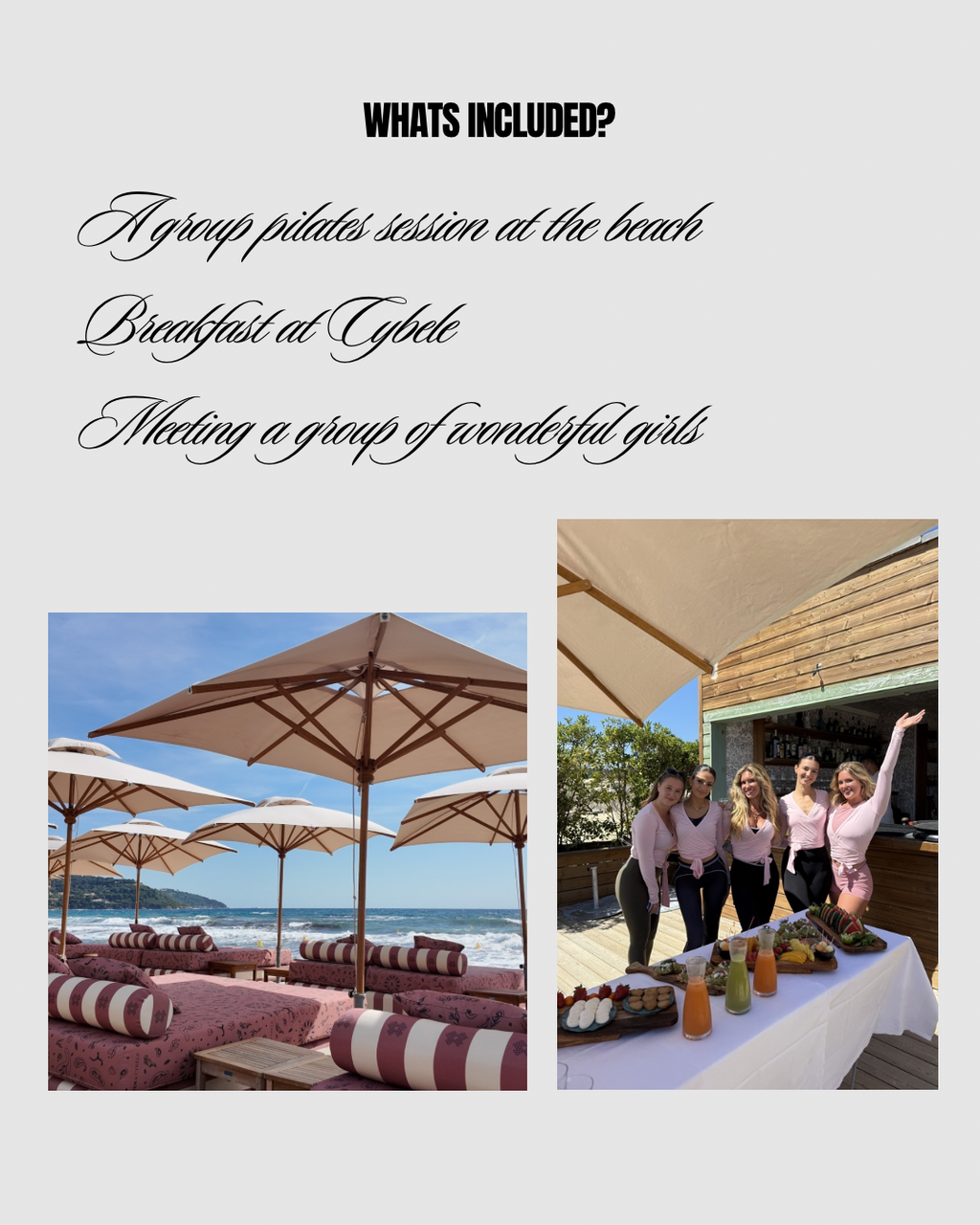 PILATES at the beach - Cybele beach club