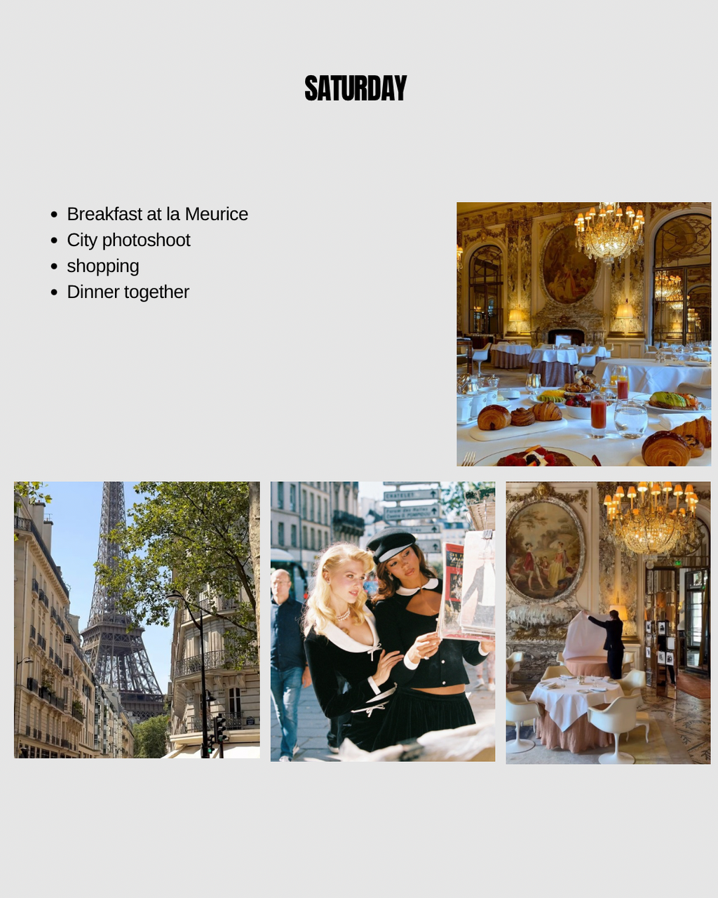 Paris girls trip