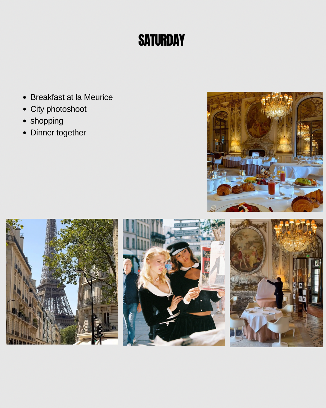 Paris girls trip