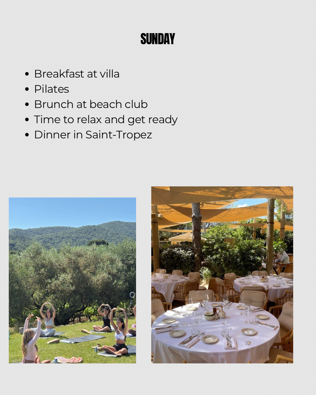 Retreat st tropez
