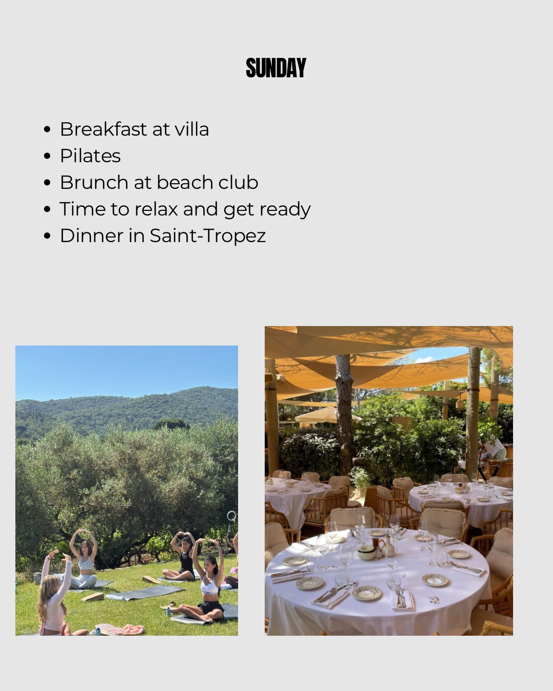 Retreat st tropez