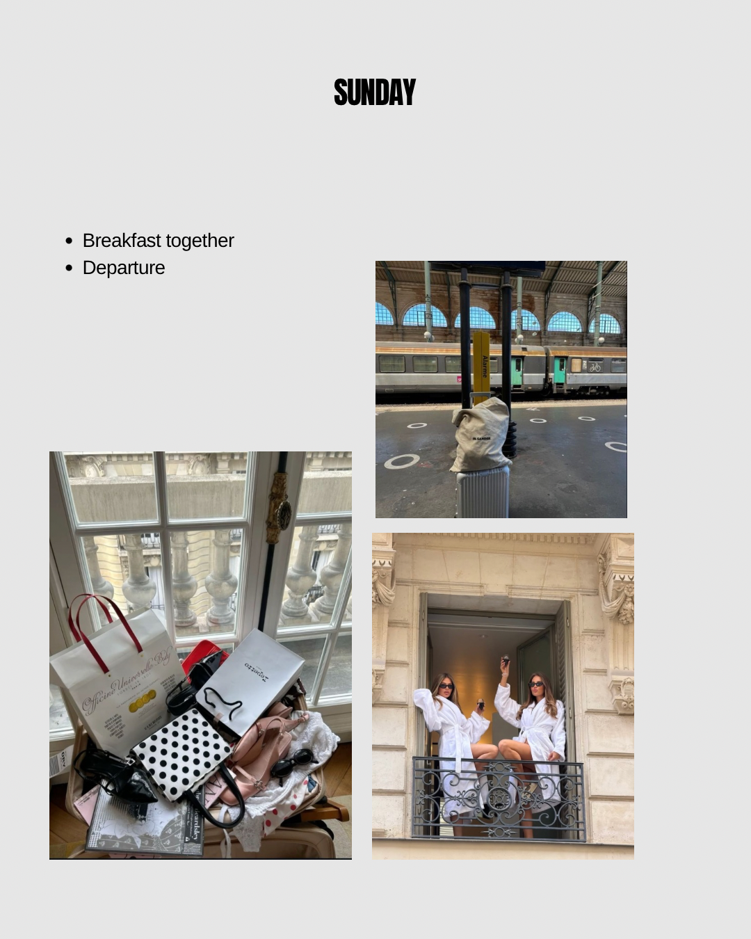 Paris girls trip