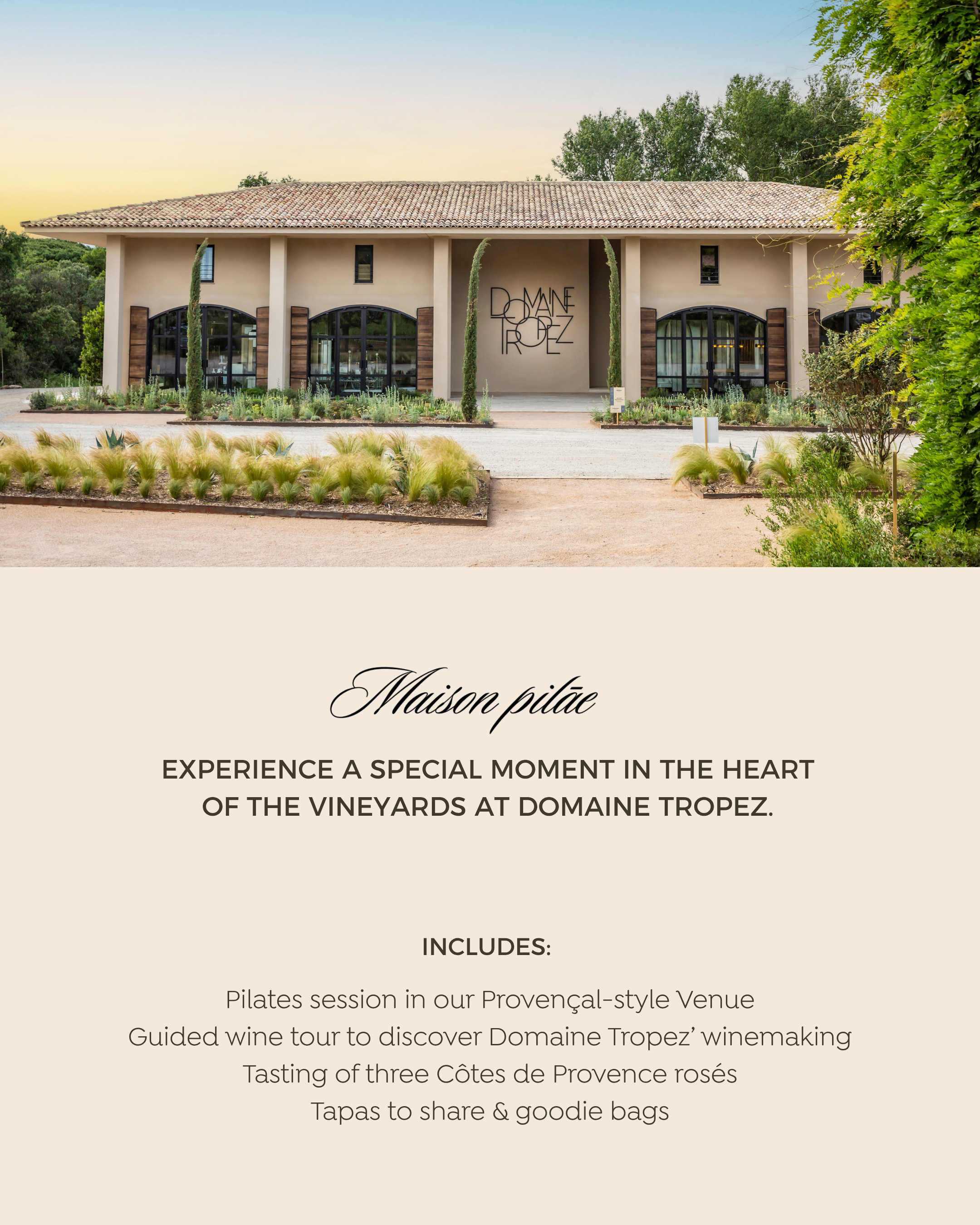 Pilates & wine tour